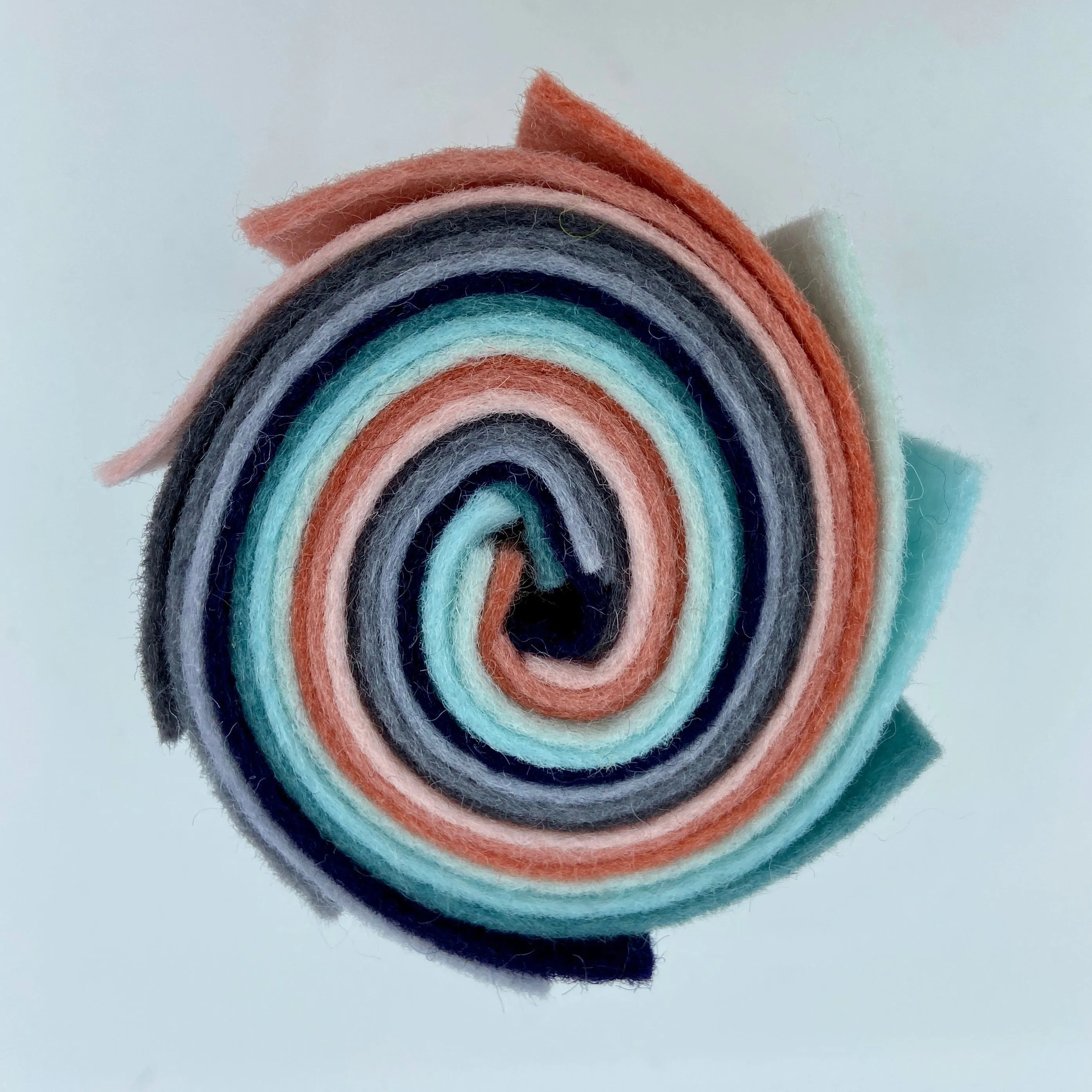 Small Wool Felt Roll - Winter Morning