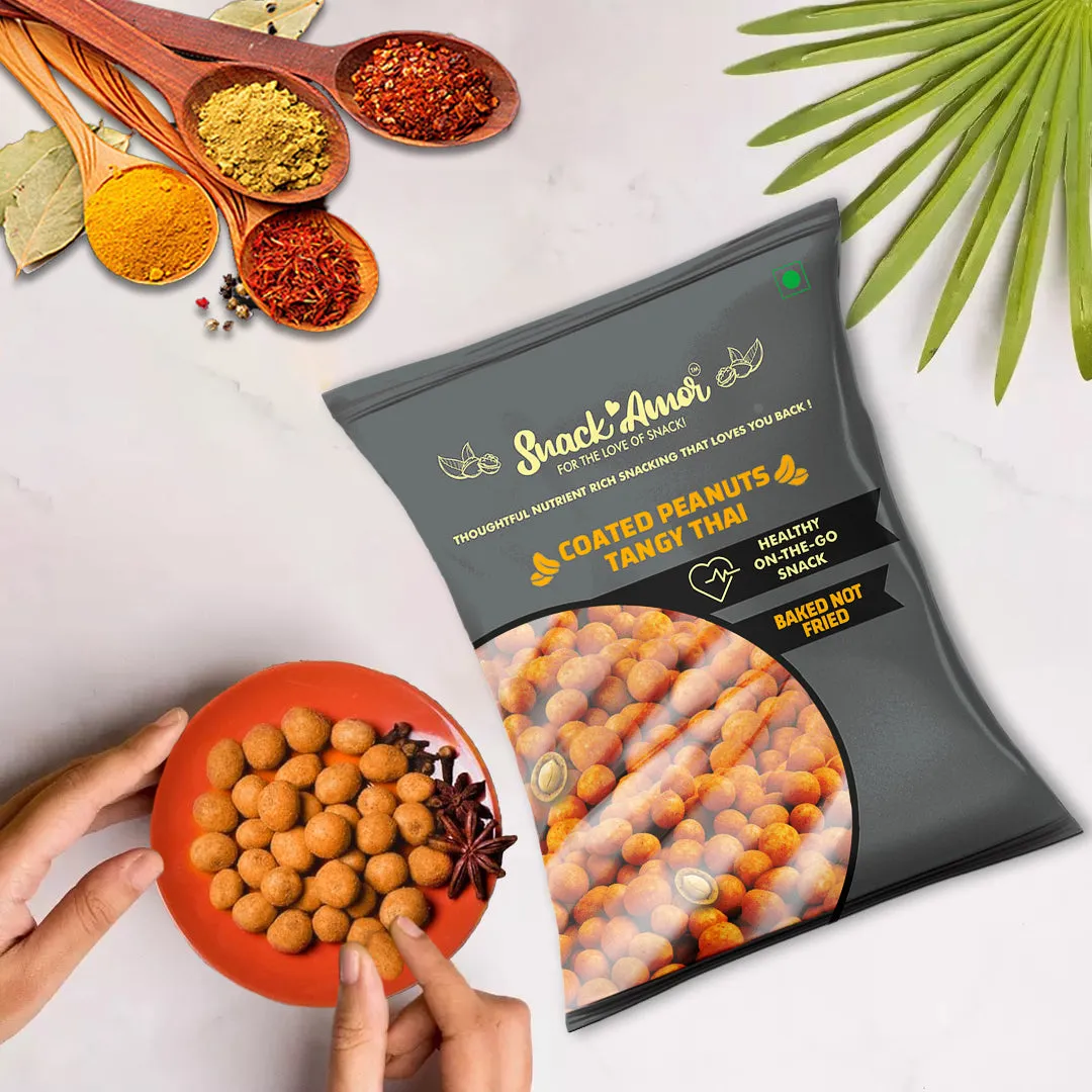 SnackAmor's Nutritious Combo Party Peanut Pack of 2 (100g each)