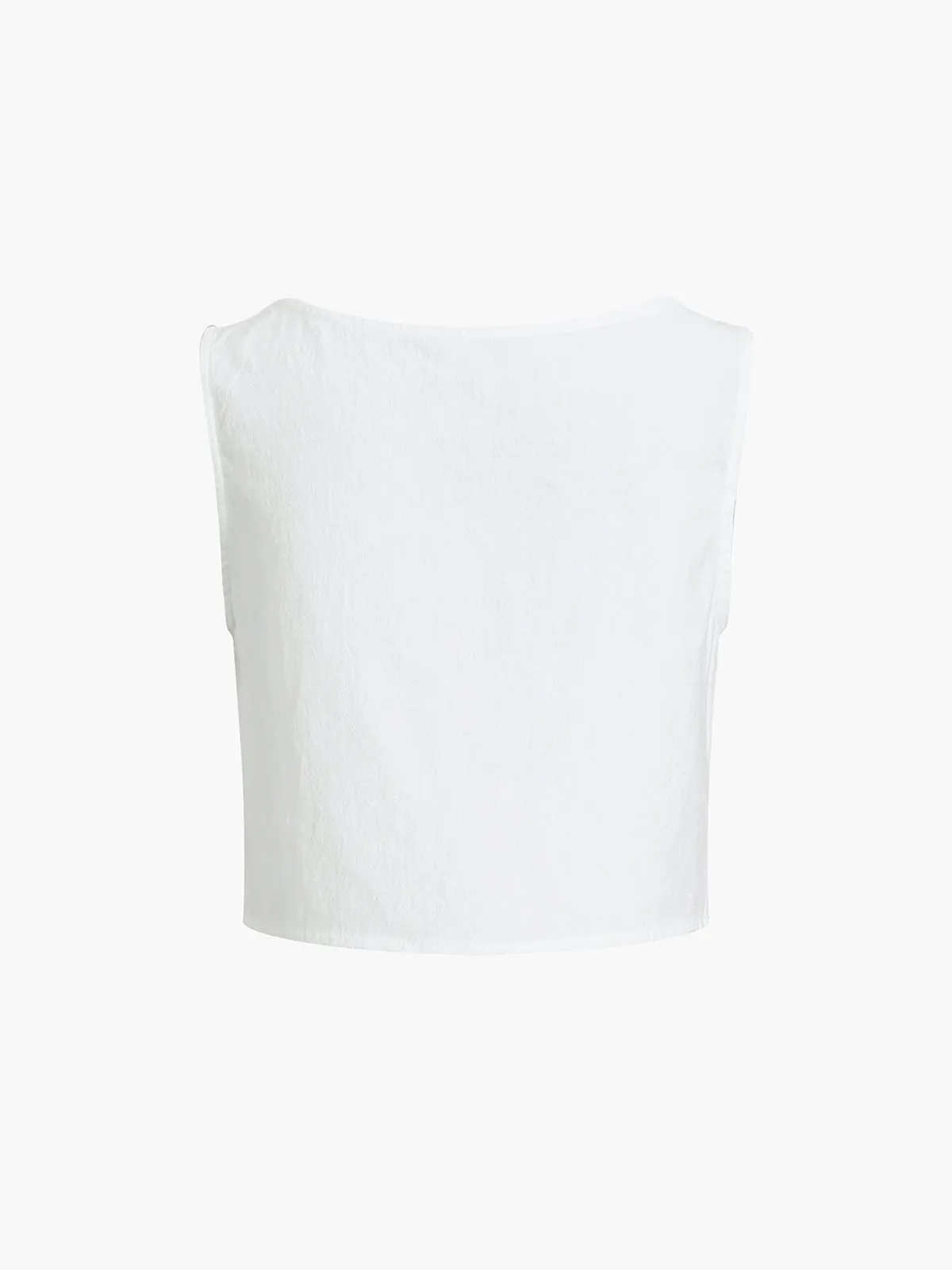 Solid Cotton Graceful Ruffle Short Sets