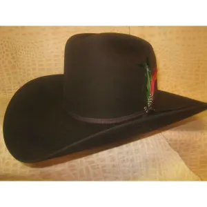 Stetson Rancher Chocolate 6X Beaver Fur Felt Western Cowboy Hat