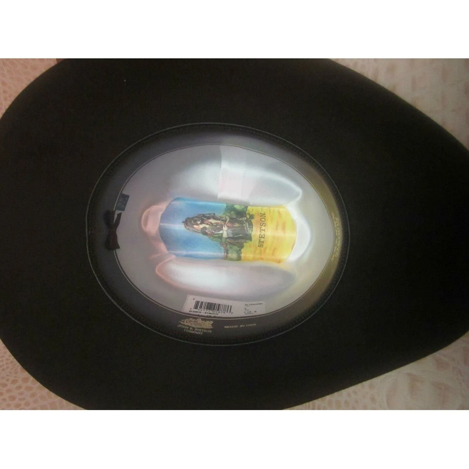 Stetson Rancher Chocolate 6X Beaver Fur Felt Western Cowboy Hat