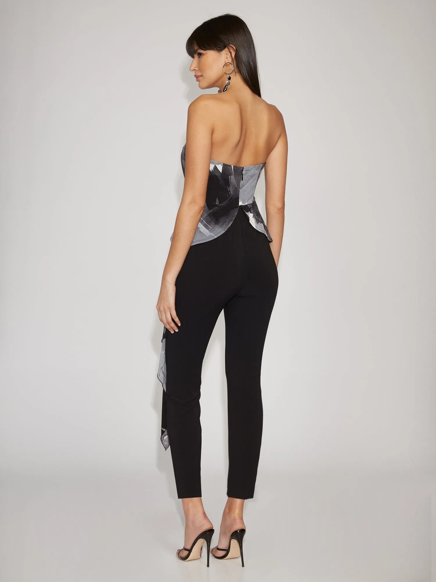 Strapless Draped Jumpsuit