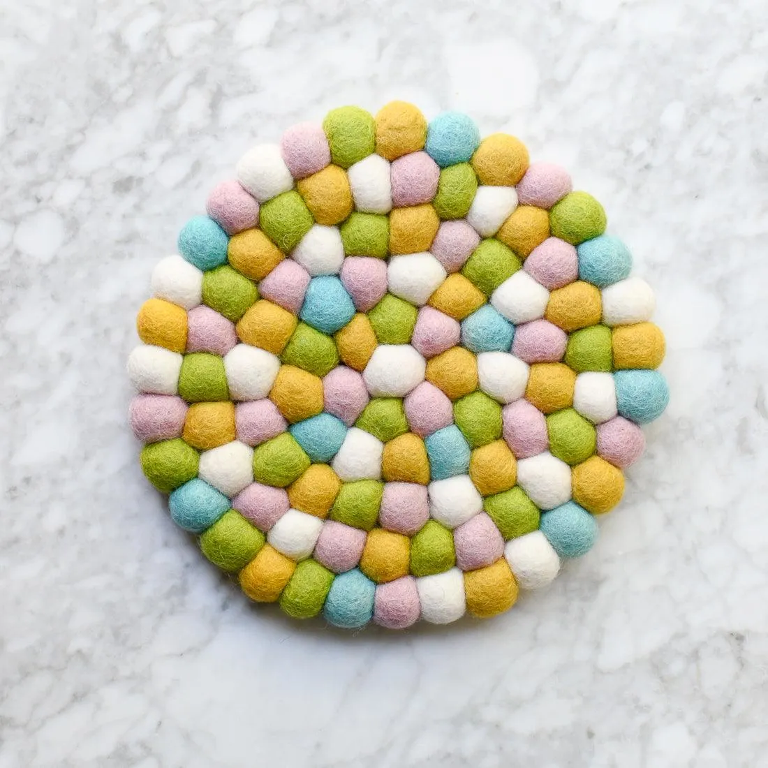Teapot Trivet - Jellybean Colours 20cm