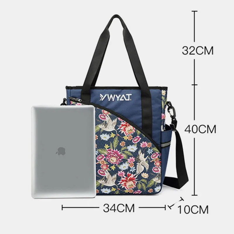 Tennis Shoulder Tote for Women Men Badminton Sling Bag Laptop Handbag