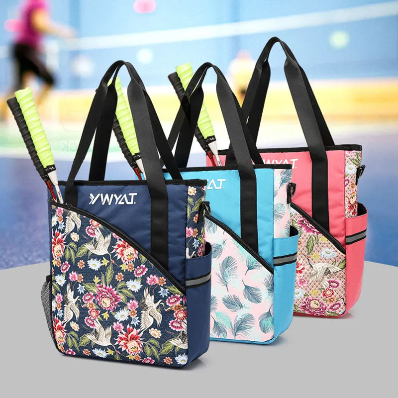 Tennis Shoulder Tote for Women Men Badminton Sling Bag Laptop Handbag