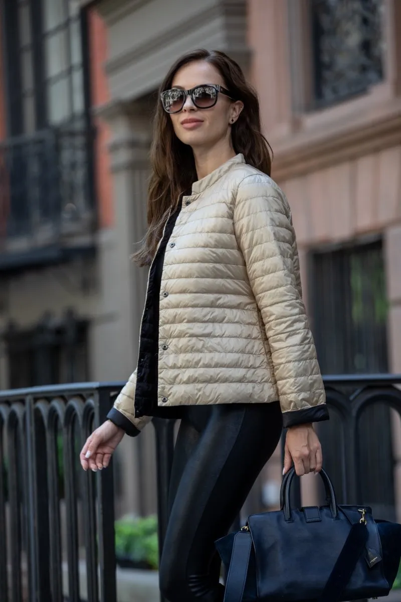 The Leicester in Matte | Light weight 2 in 1 Reversible Down Jacket