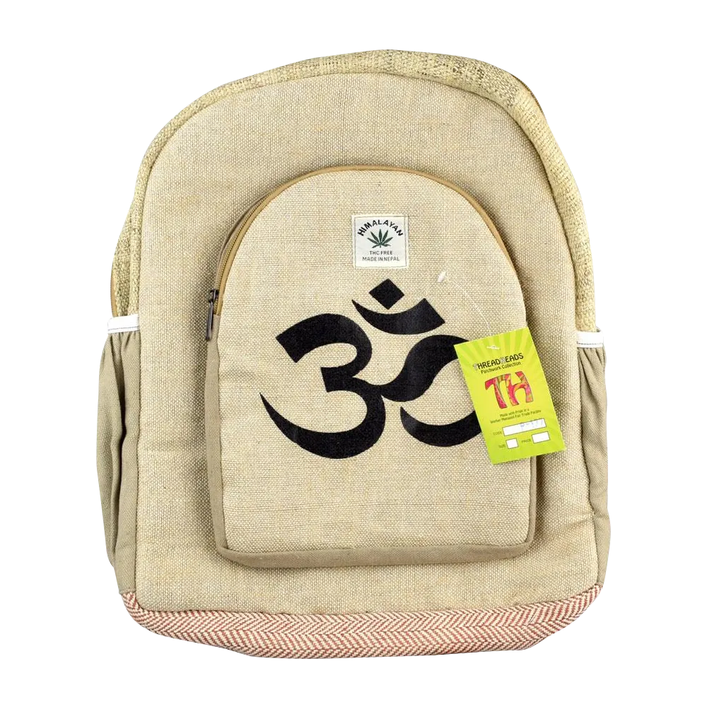 ThreadHeads Himalayan Hemp "Om" Backpack
