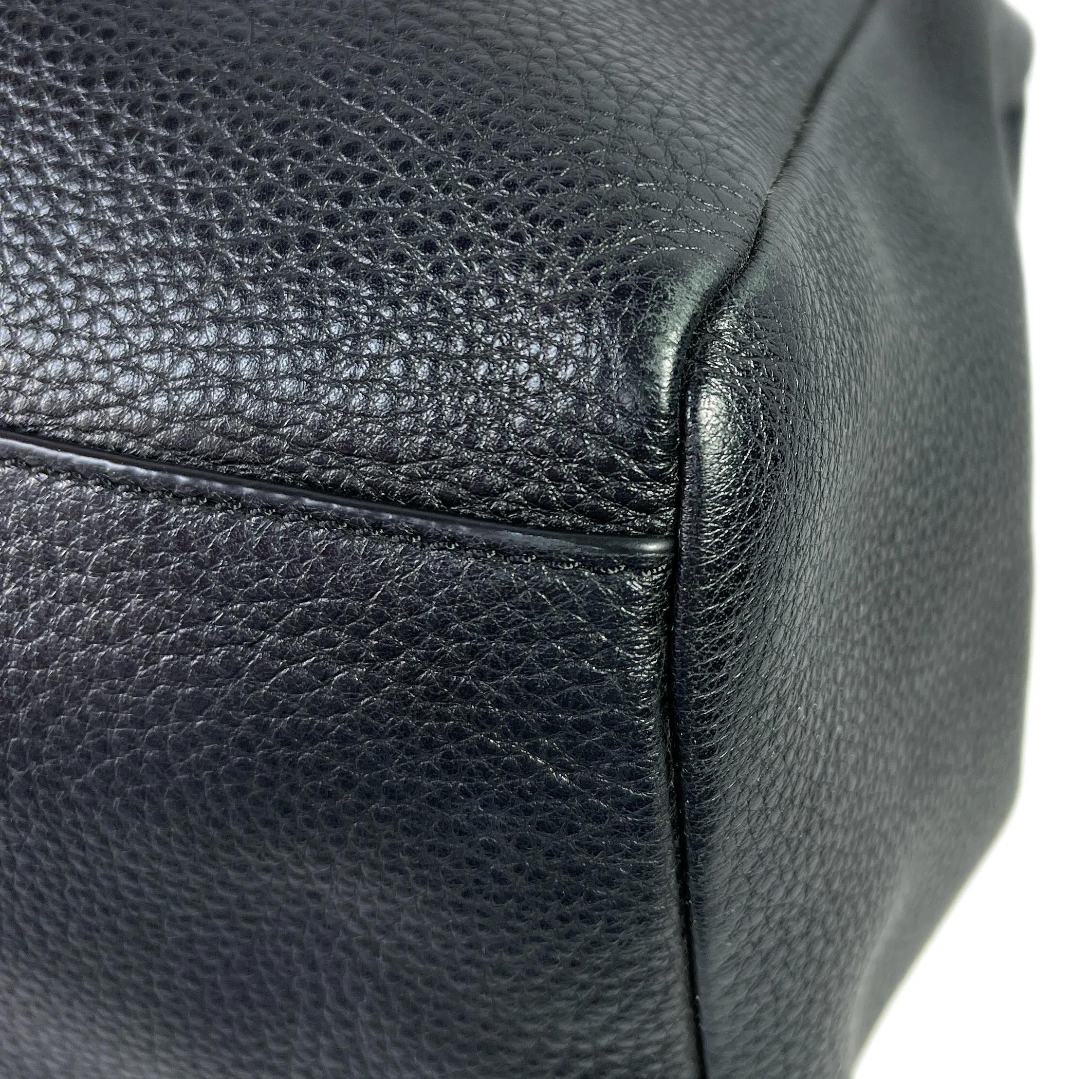 Tory Burch black leather shoulder bag