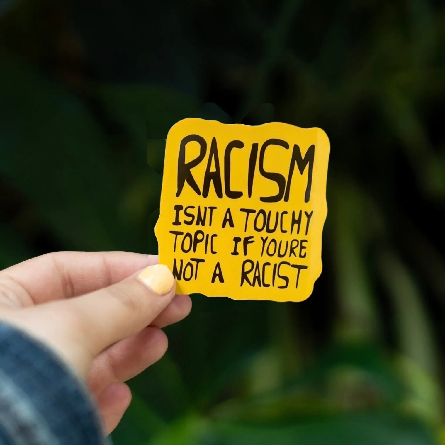 Touchy Topic Sticker