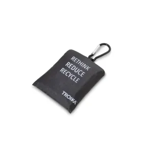 Troika Foldable Reusable rPET Shopping Tote with Carabiner