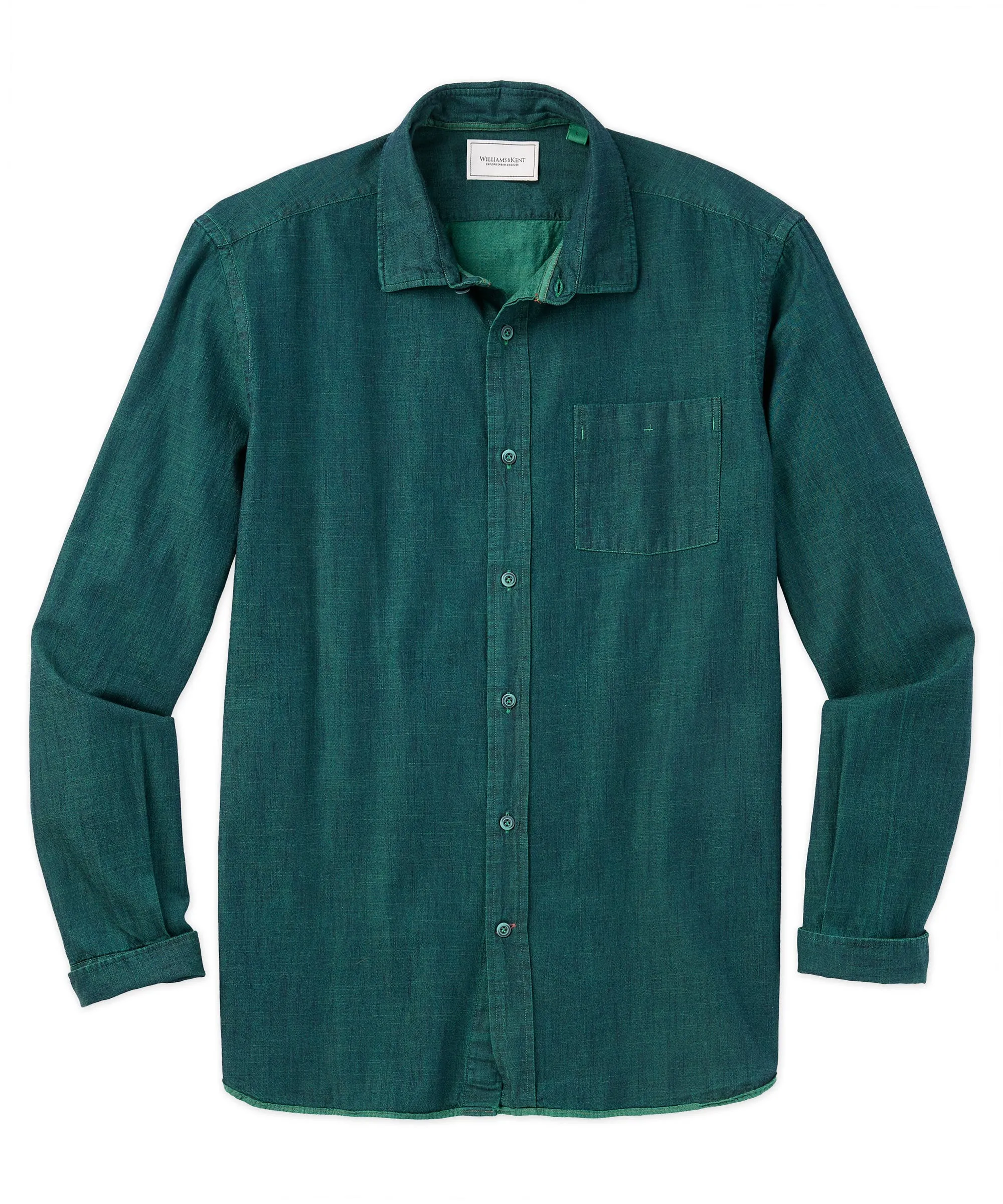 Twill Garment Dye Sport Shirt