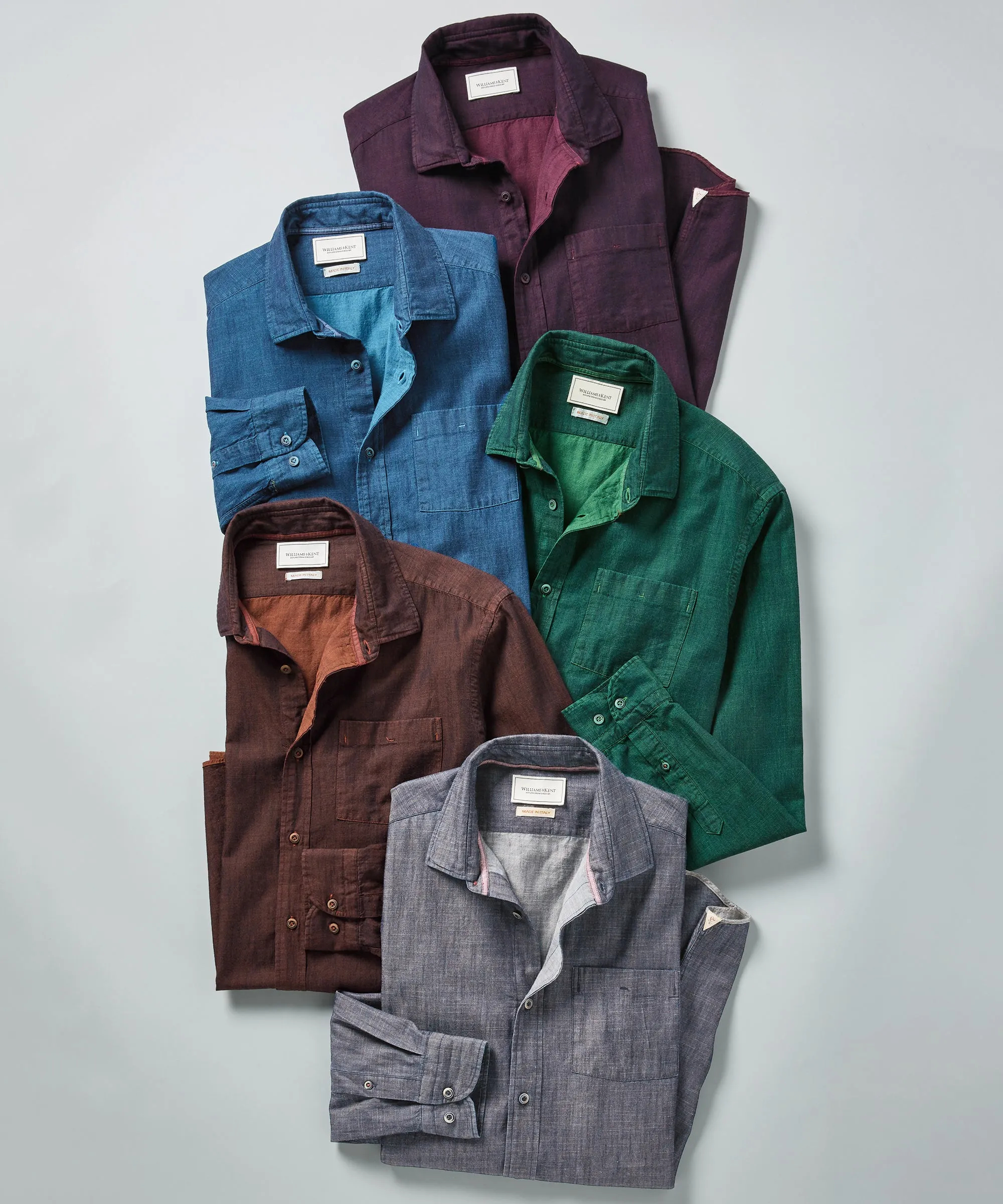 Twill Garment Dye Sport Shirt