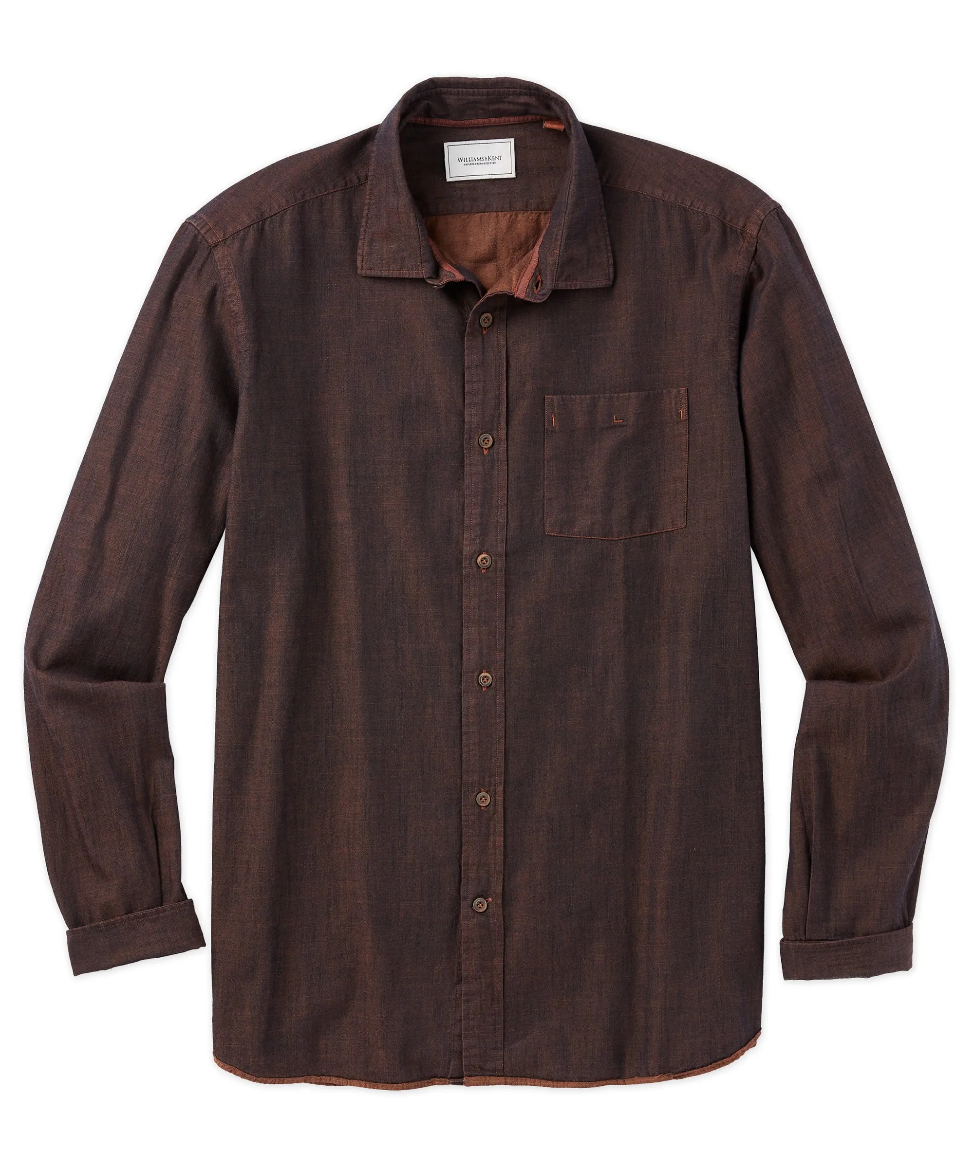 Twill Garment Dye Sport Shirt