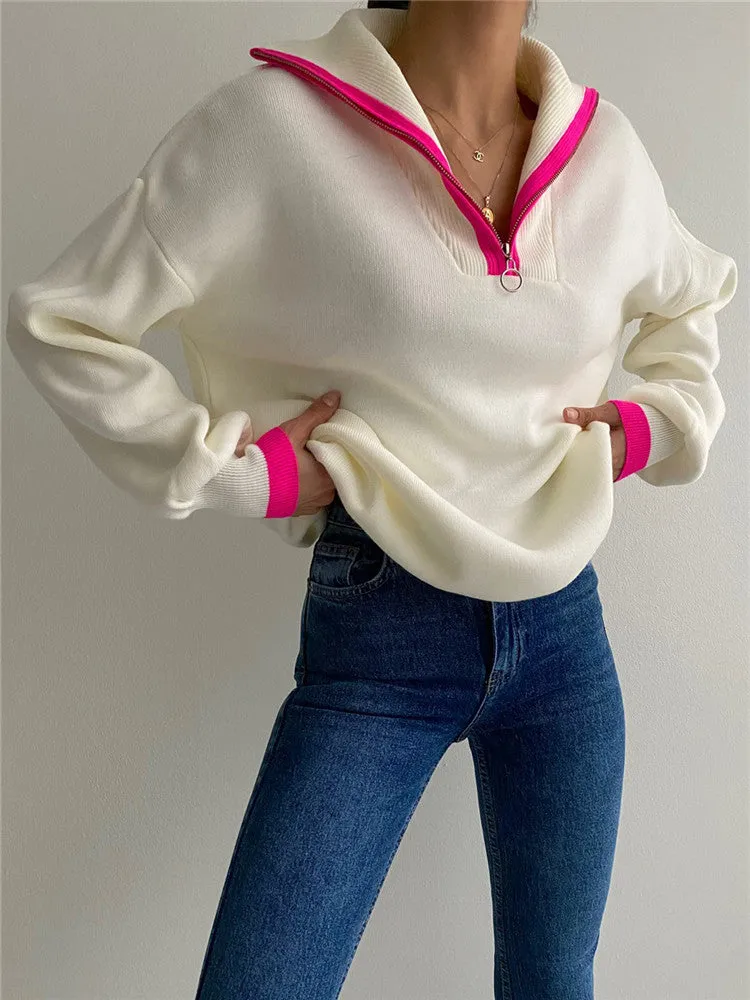 Under The Graceful Influence Collared Sweater