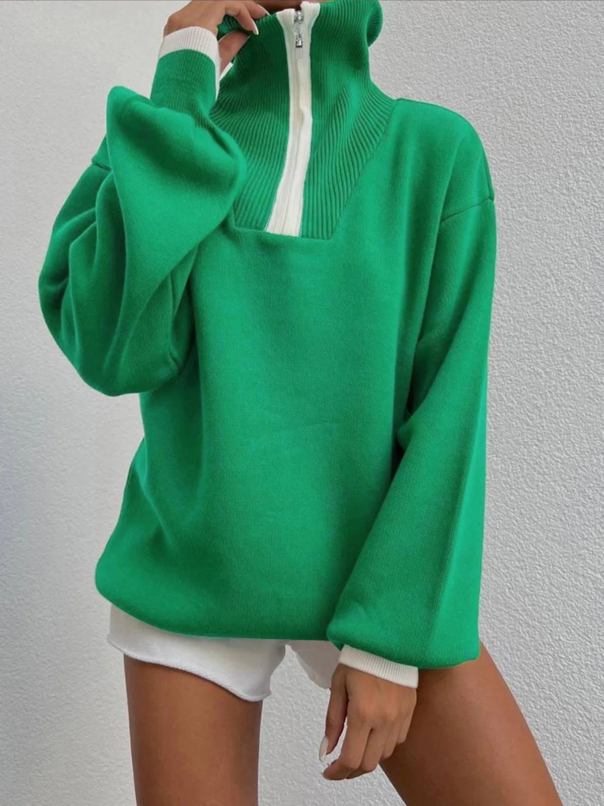 Under The Graceful Influence Collared Sweater