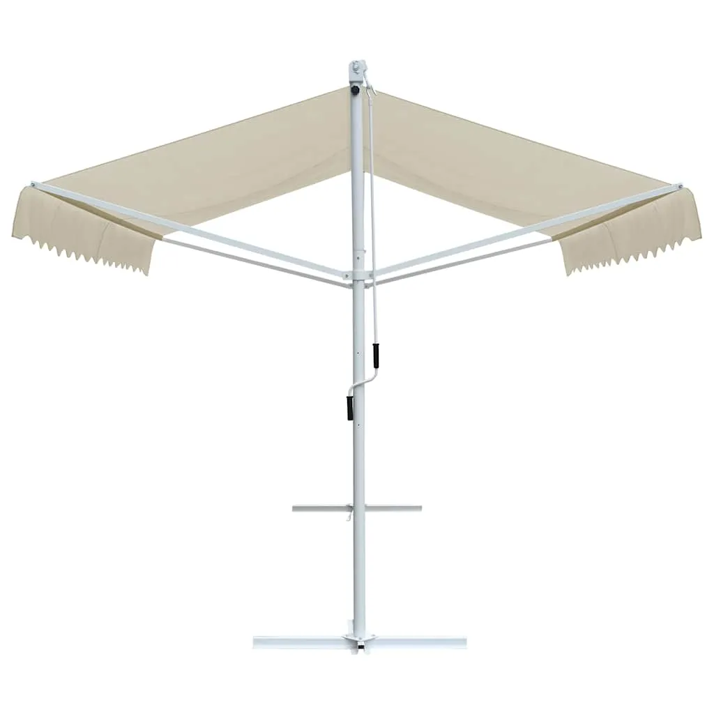 vidaXL Free Standing Awning 3x3 m Cream