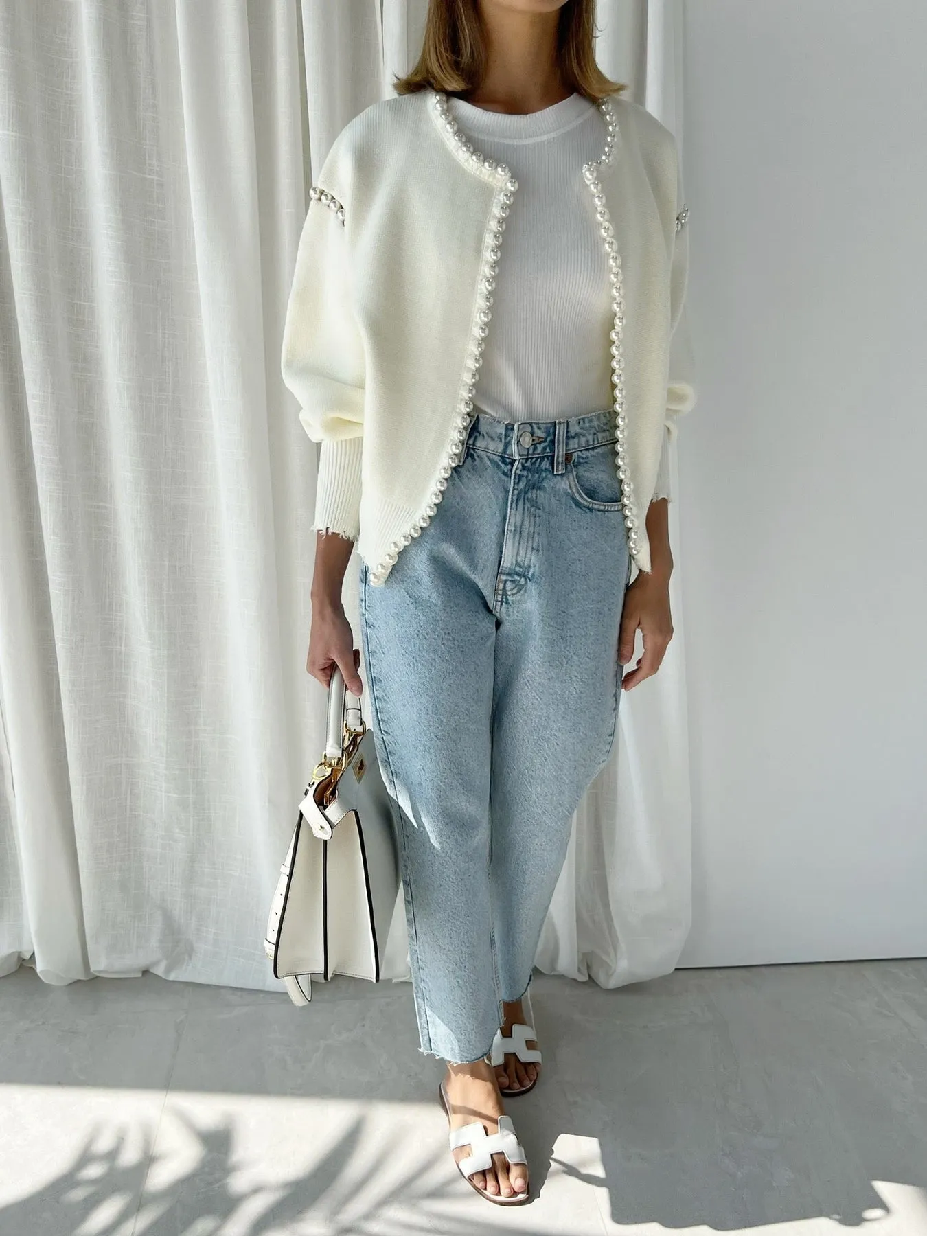 Vintage Pearl Graceful Edge Cardigan