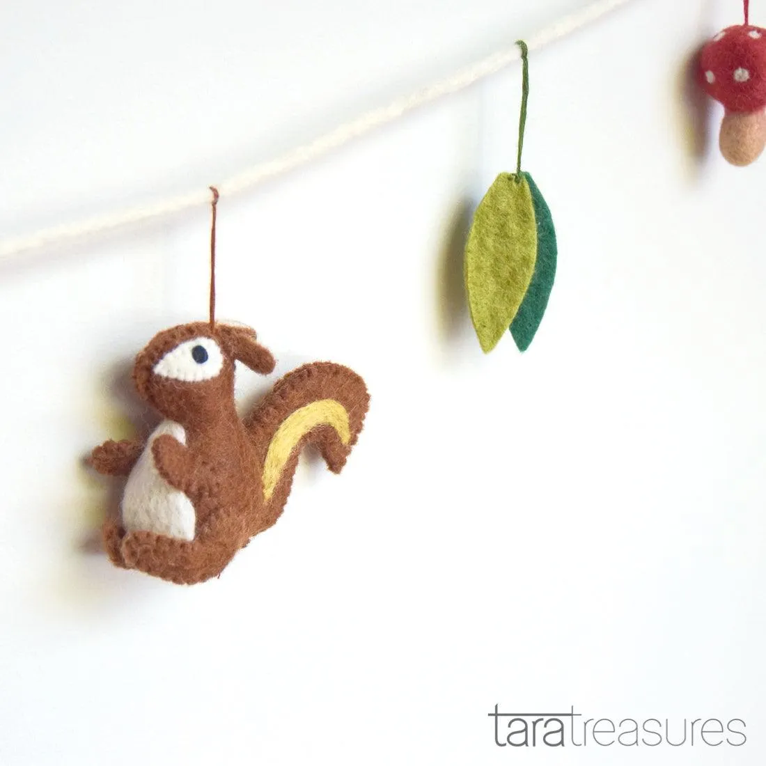 Woodland Animals Felt Garland