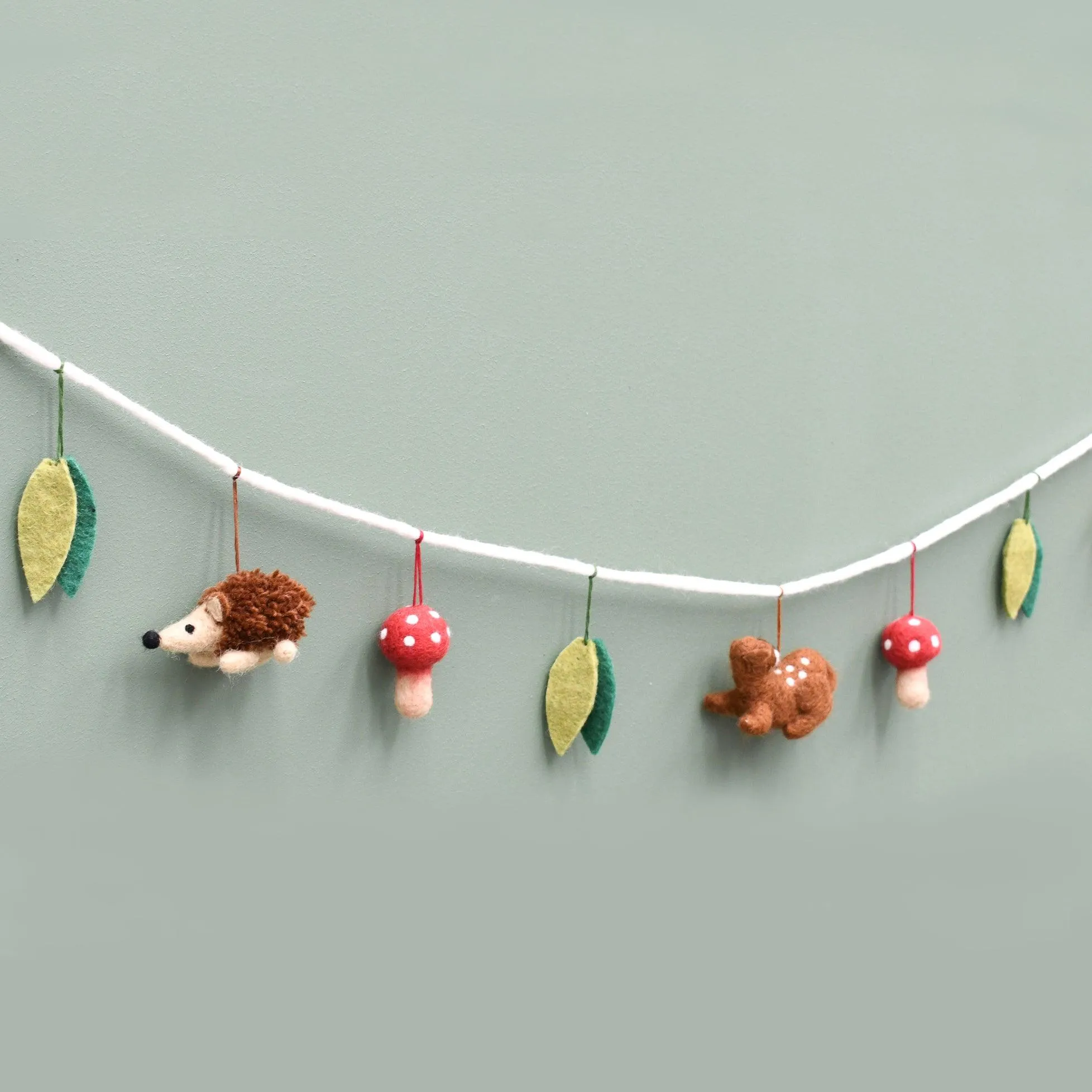 Woodland Animals Felt Garland