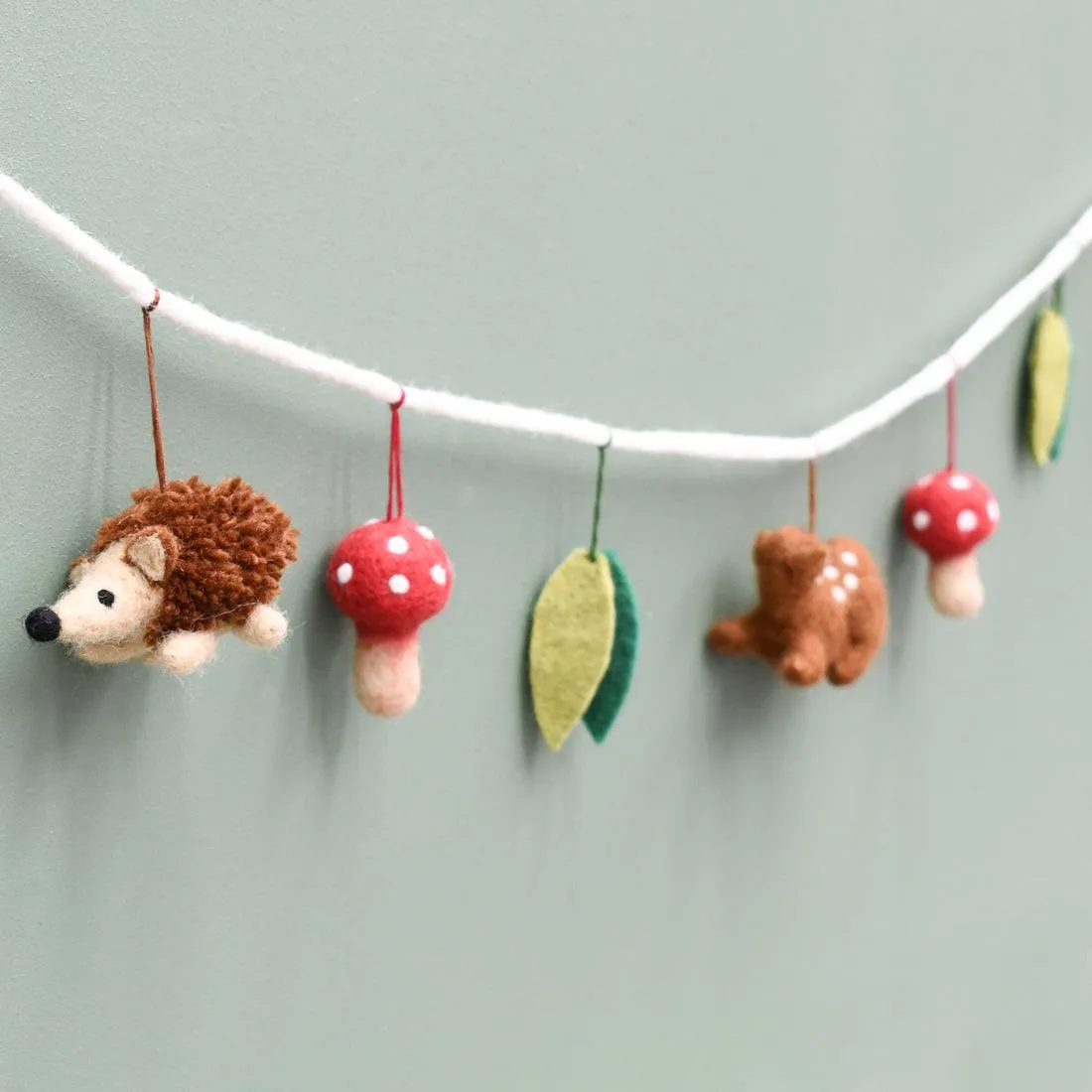 Woodland Animals Felt Garland