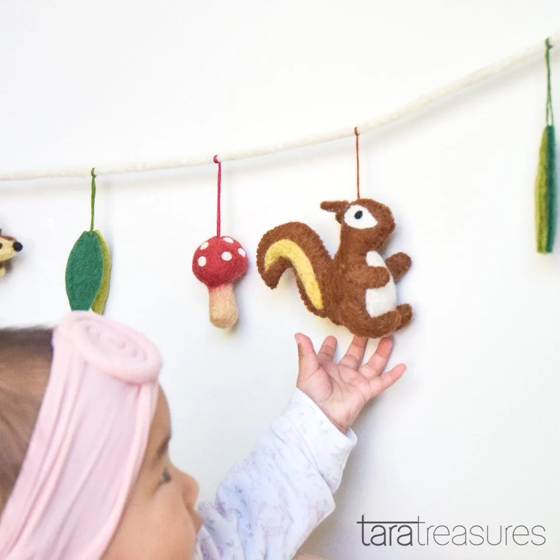 Woodland Animals Felt Garland
